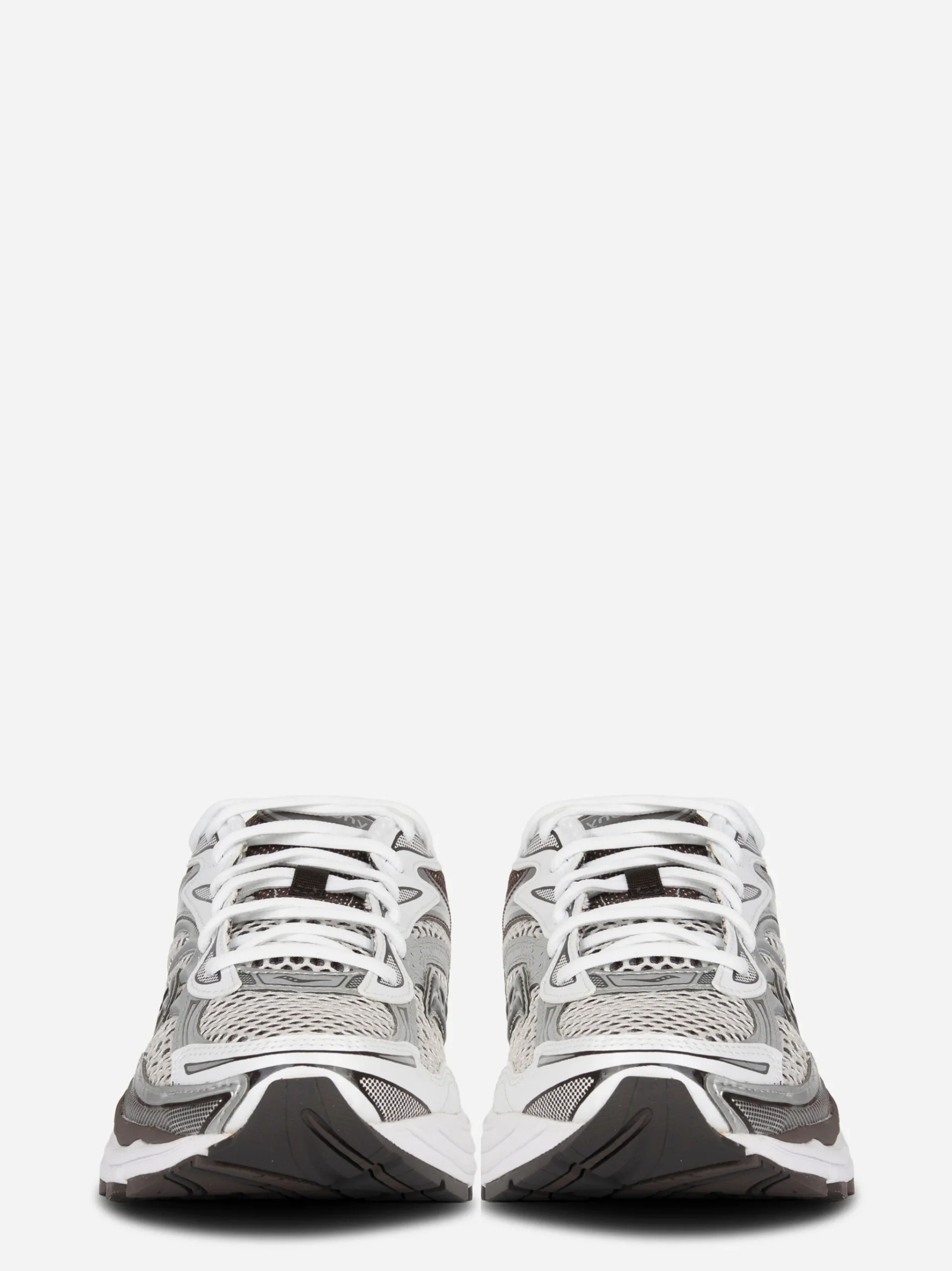 Sneakers Progrid Omni 9 in Pelle e tela bianca e marrone - immagine 4