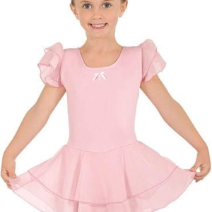 Body con gonnellino e manichette Eurotard