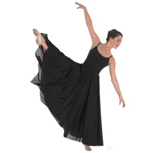 Gonna lunga a ruota in lycra