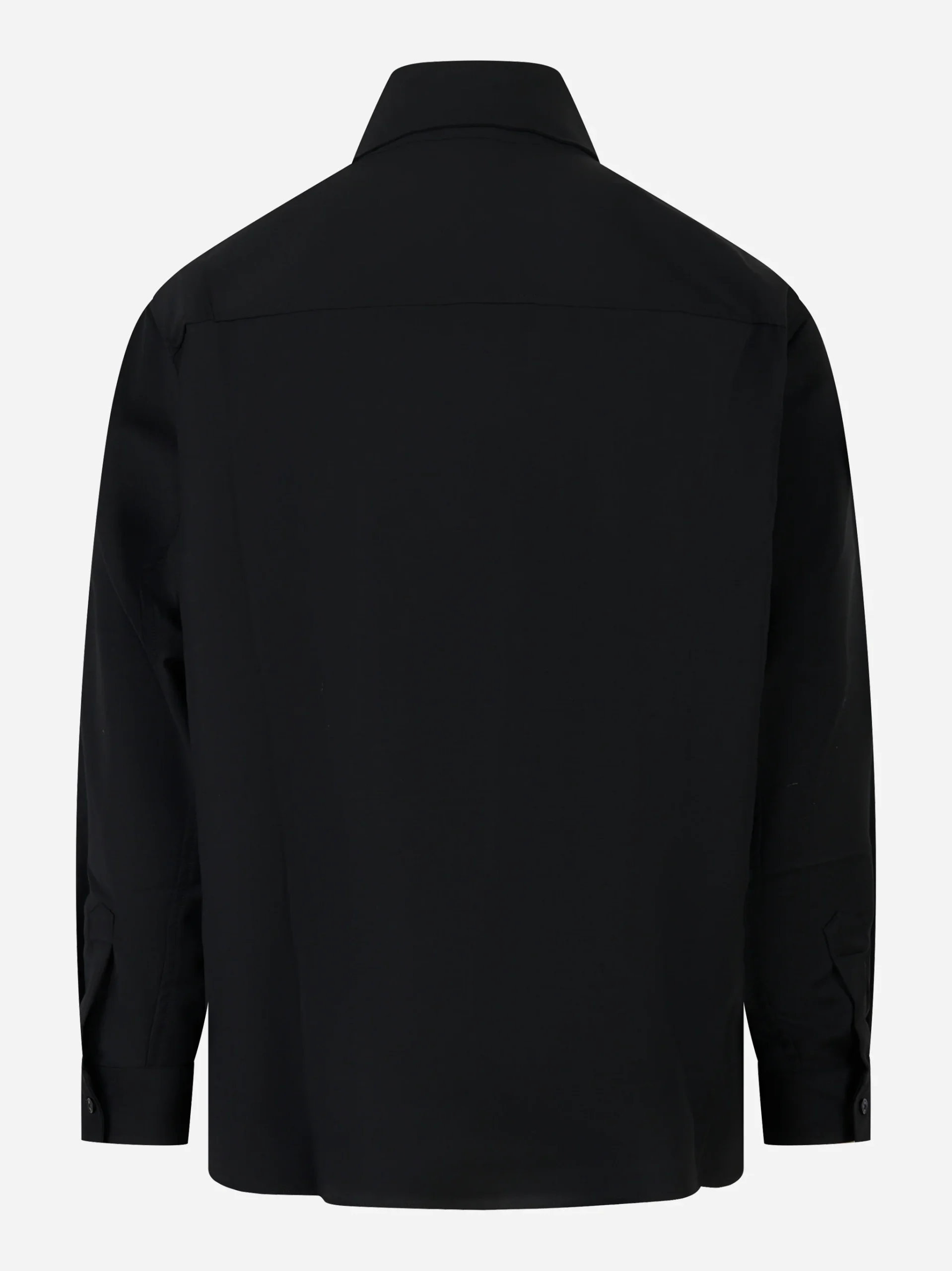 Camicia over con taschino Nera - immagine 3