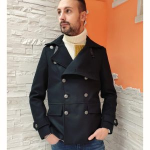 Giacca peacoat nero