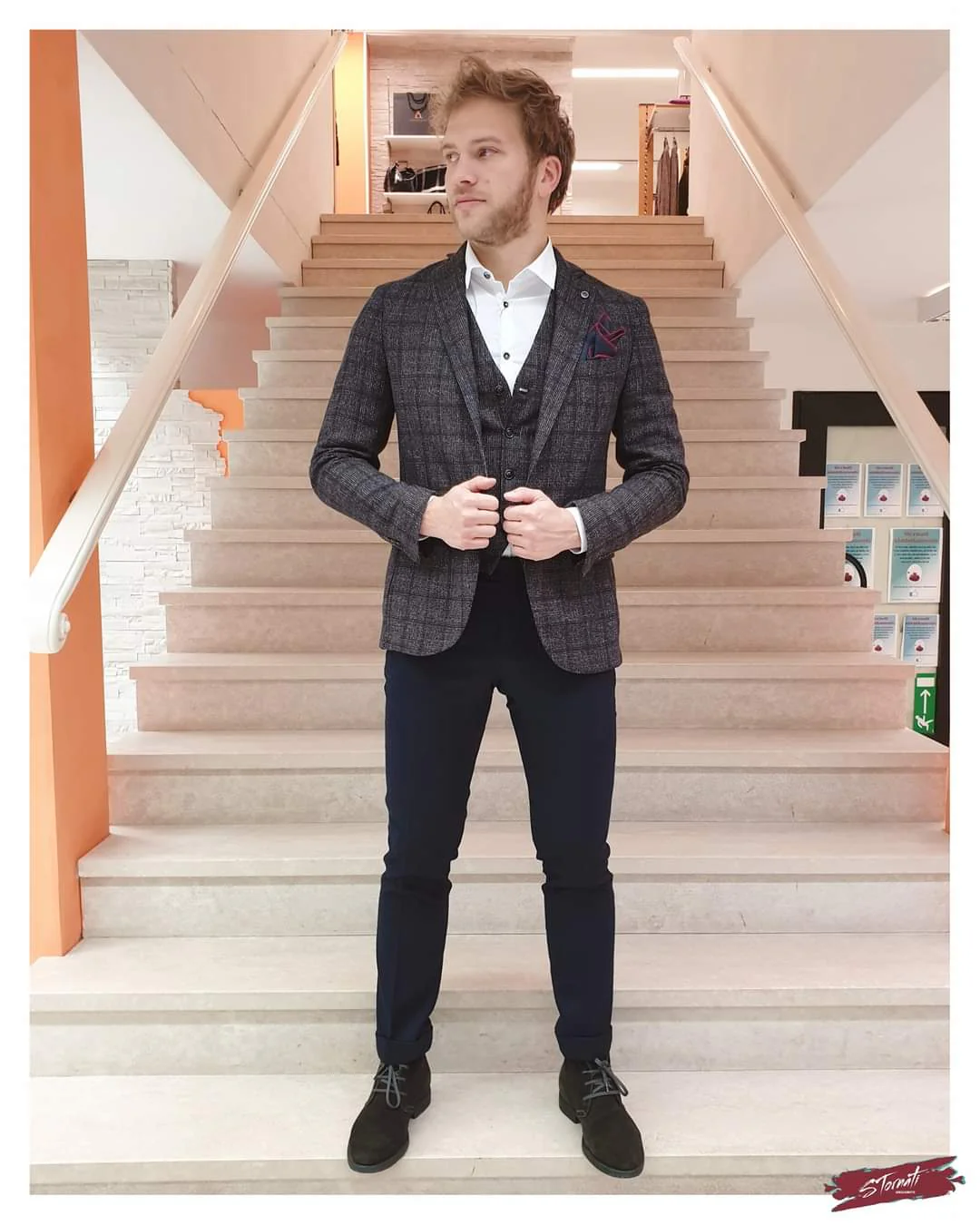 Giacca check moro - immagine 3