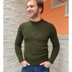 Maglioncino militare effetto used