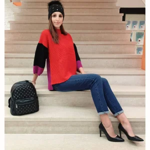 Maglione color block