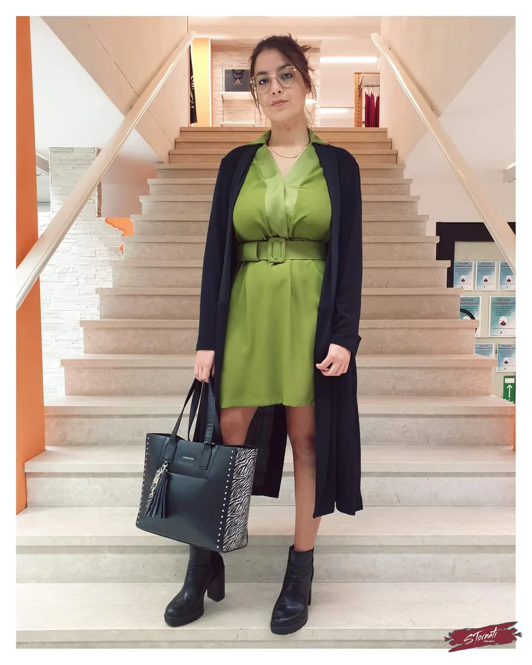 Abito cintura olio - immagine 3