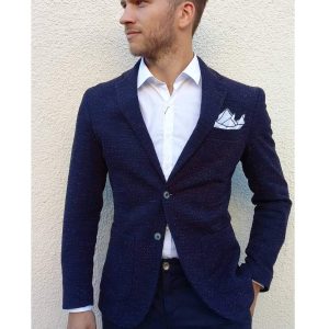 Giacca effetto graffiato