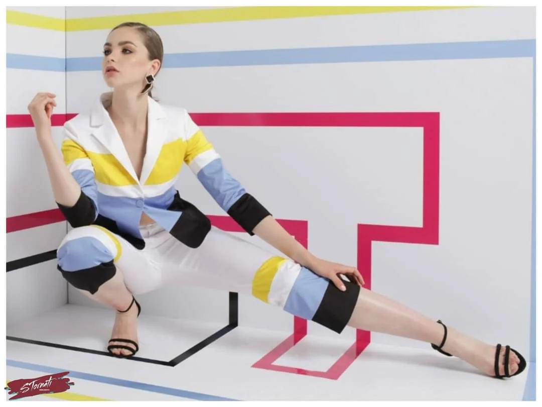 Giacca colorblock - immagine 3