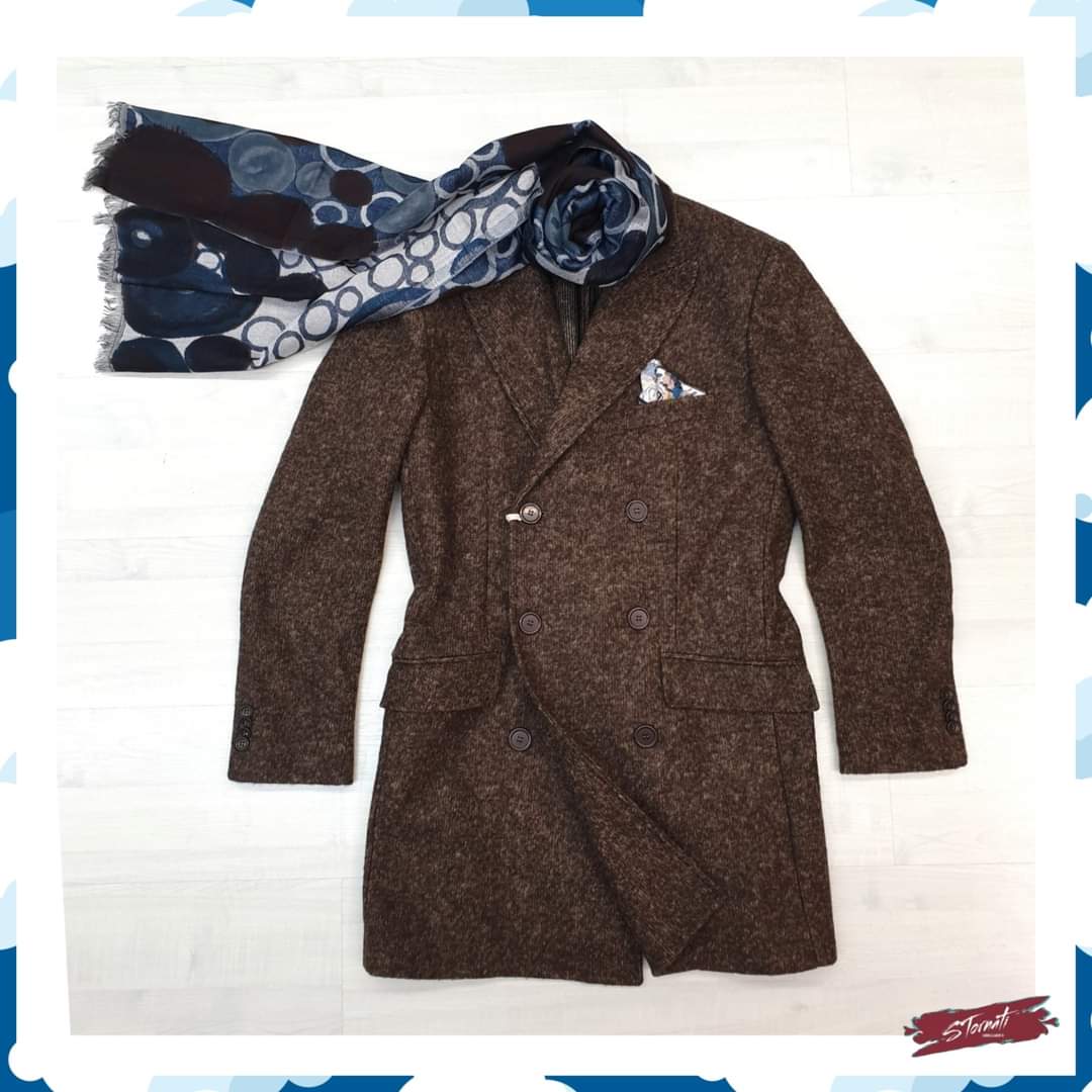 Cappotto doppiopetto moro - immagine 4