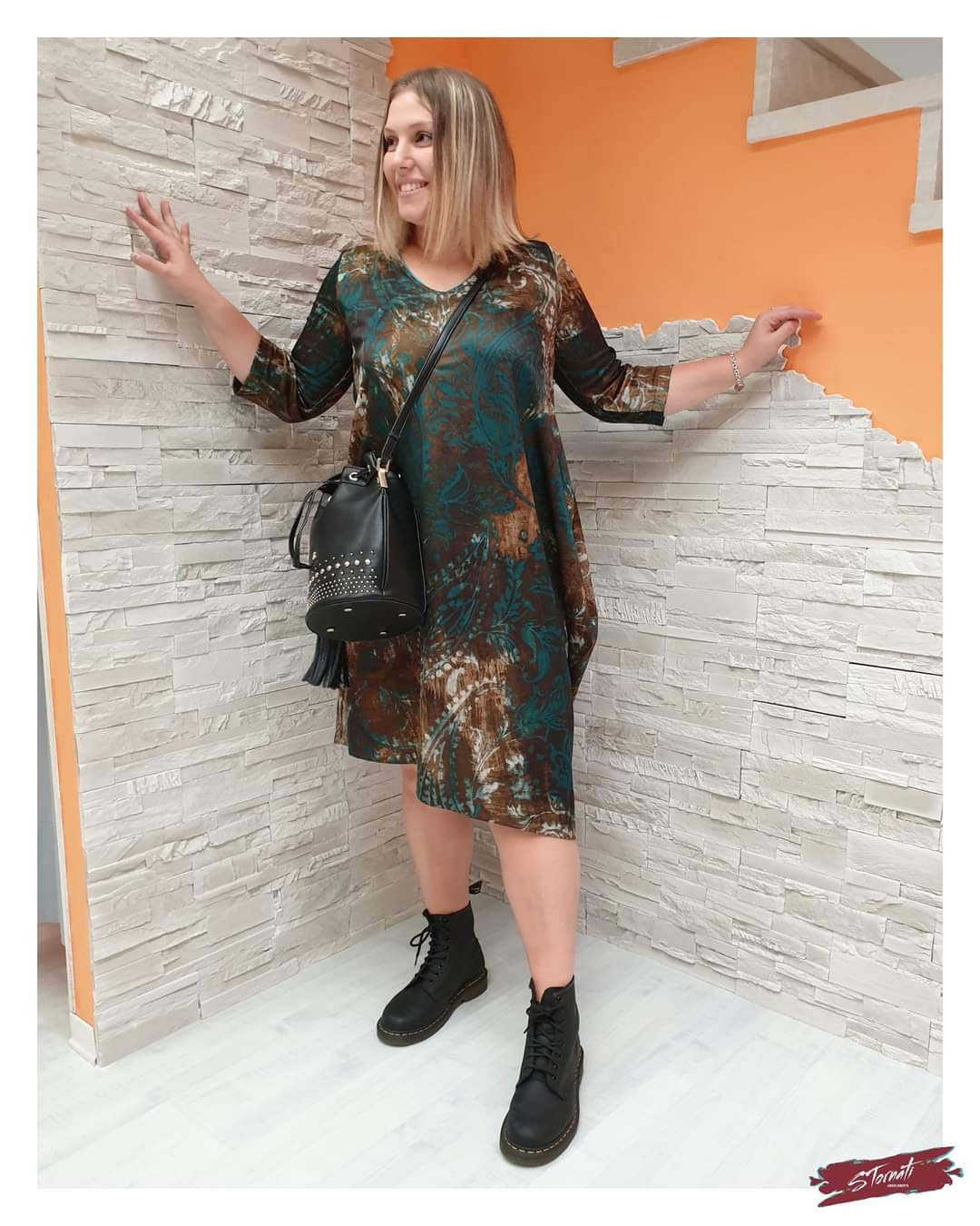 Abito asimmetrico CURVY