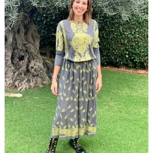 Abito fant chachemire lime