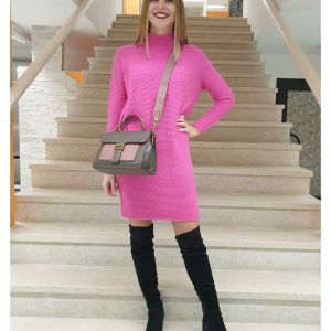 Abito maglia operato