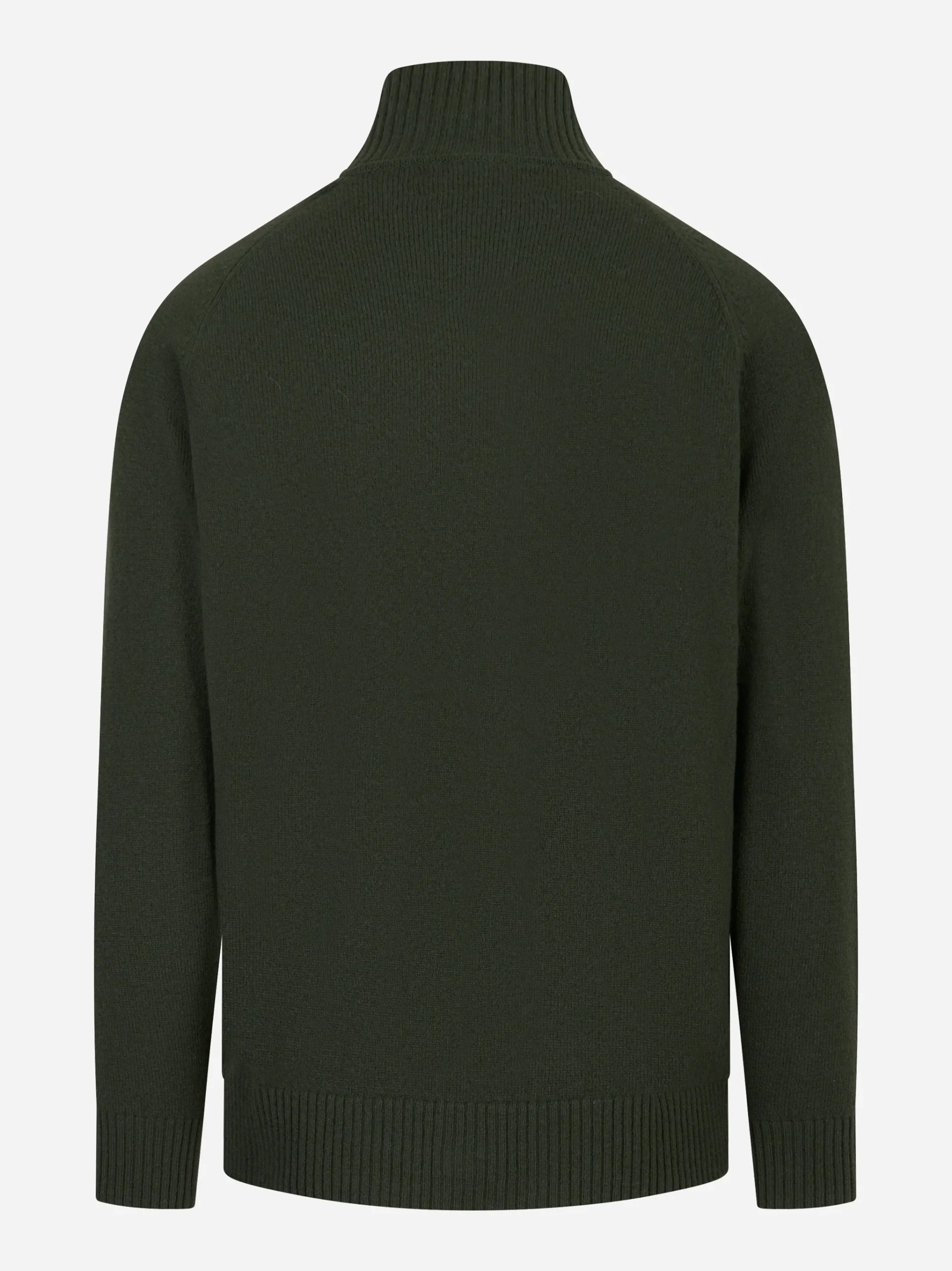 Cardigan Galway in lambswool Verde - immagine 3