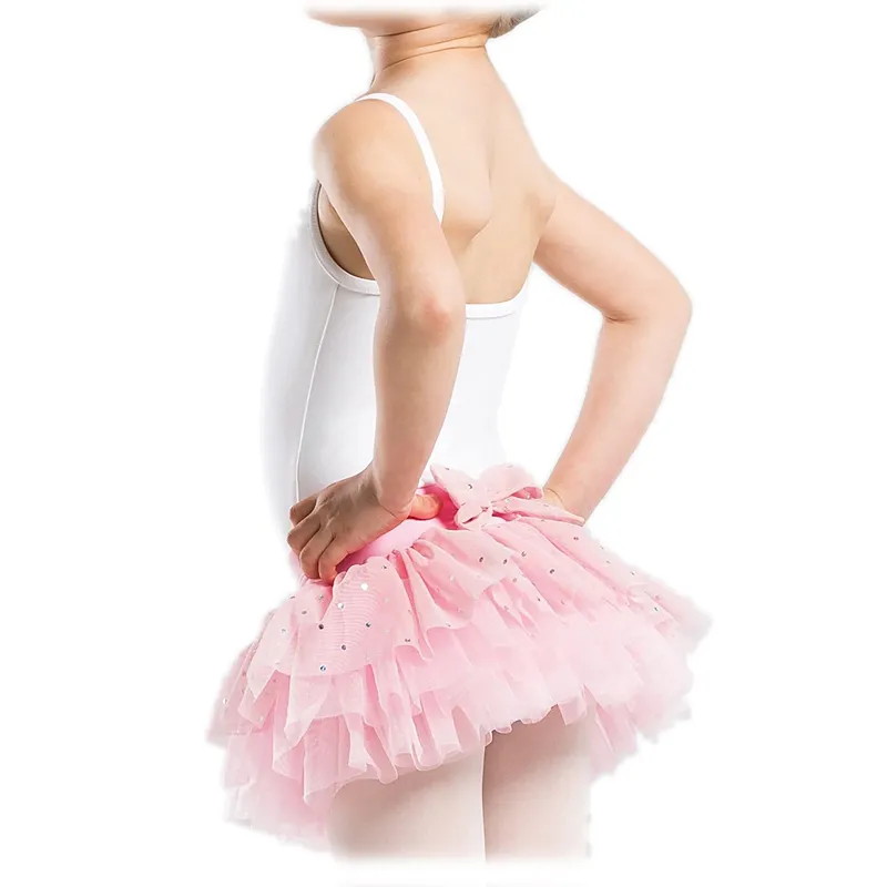 Gonnellino in tulle e brillantini bimba