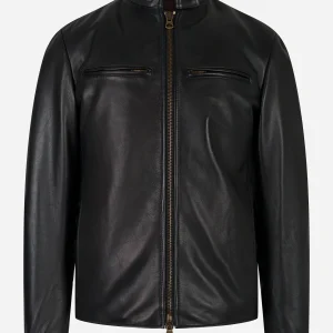 Biker Jonny in vitello Nero