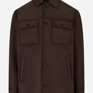 Giacca Nicholas in nabuk Marrone