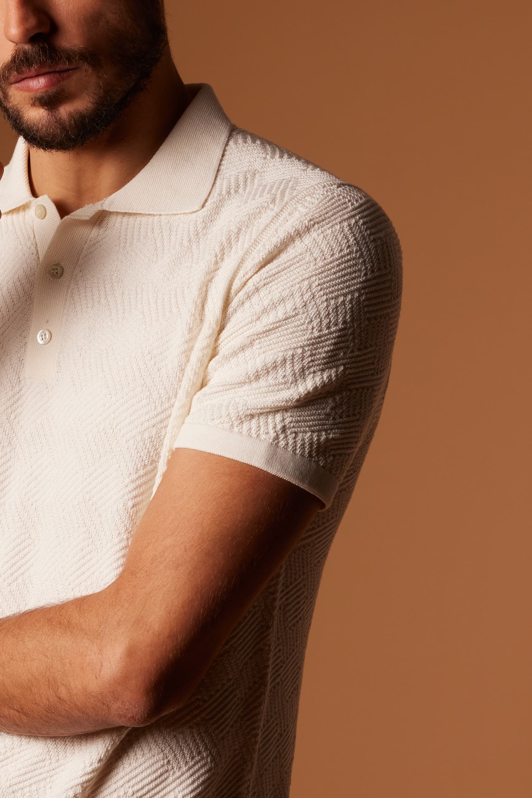 Polo bianca micropunto - immagine 3