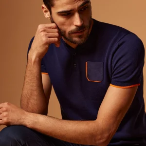 Tshirt serafina con bottoni con taschino