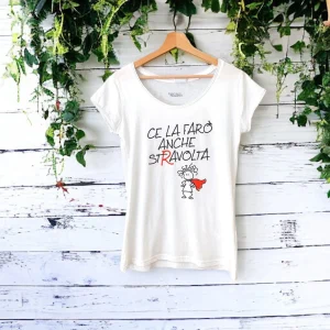 T-Shirt Donna STRAVOLTA White