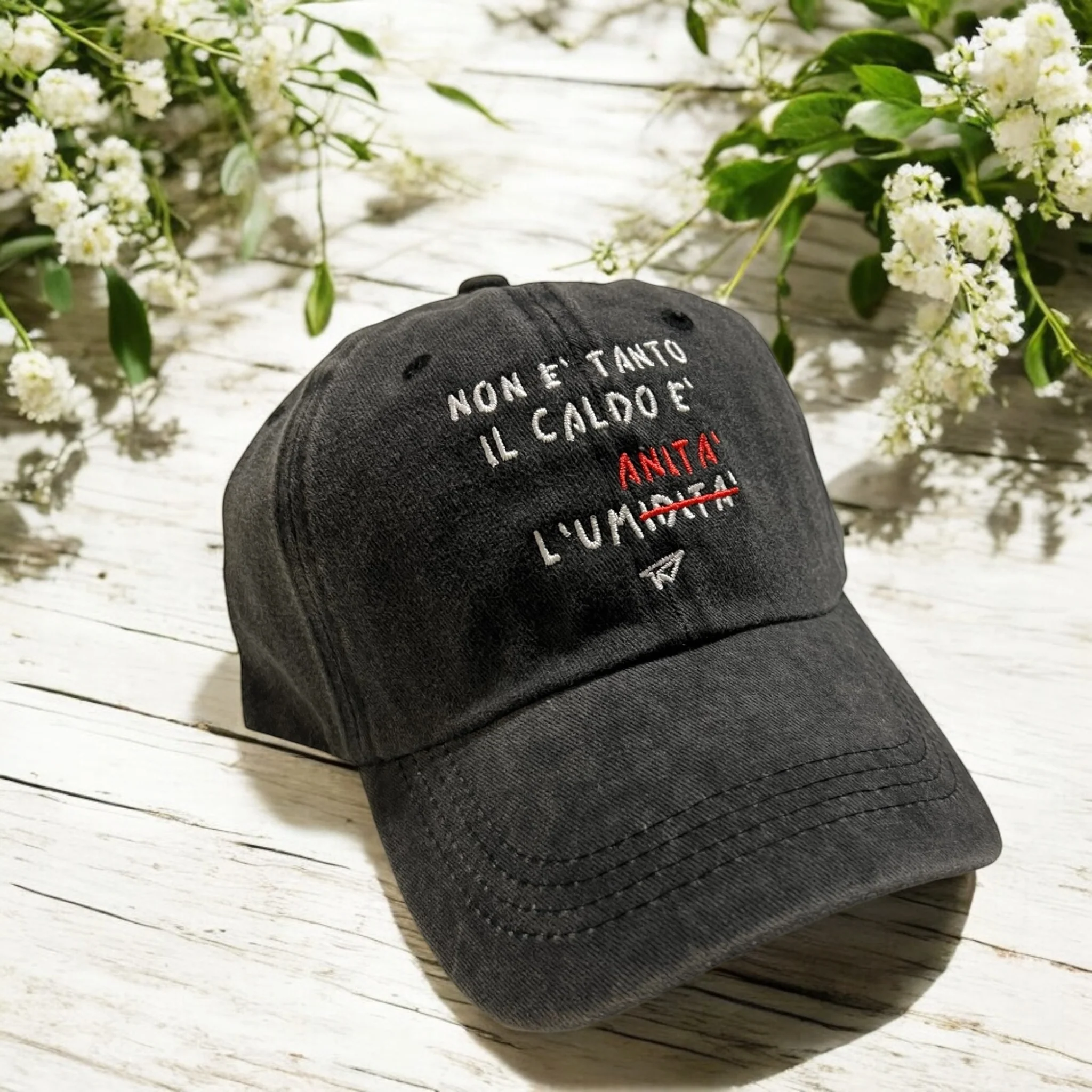 Cappellino Baseball NON É TANTO IL CALDO - immagine 2