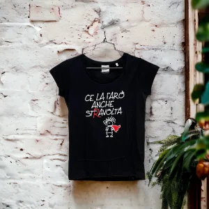 T-Shirt Donna STRAVOLTA Black