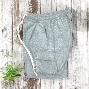 Bermuda Felpa Tasconi - GREY MÉLANGE