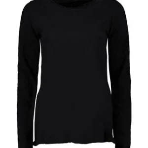 T-Shirt Manica Lunga Donna Nera