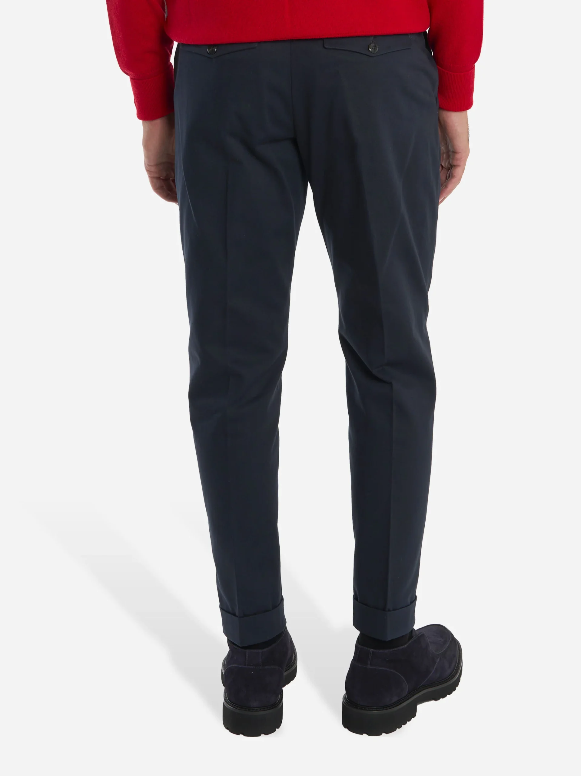 Pantalone Rebel carrot fit in cotone fermo blu - immagine 5