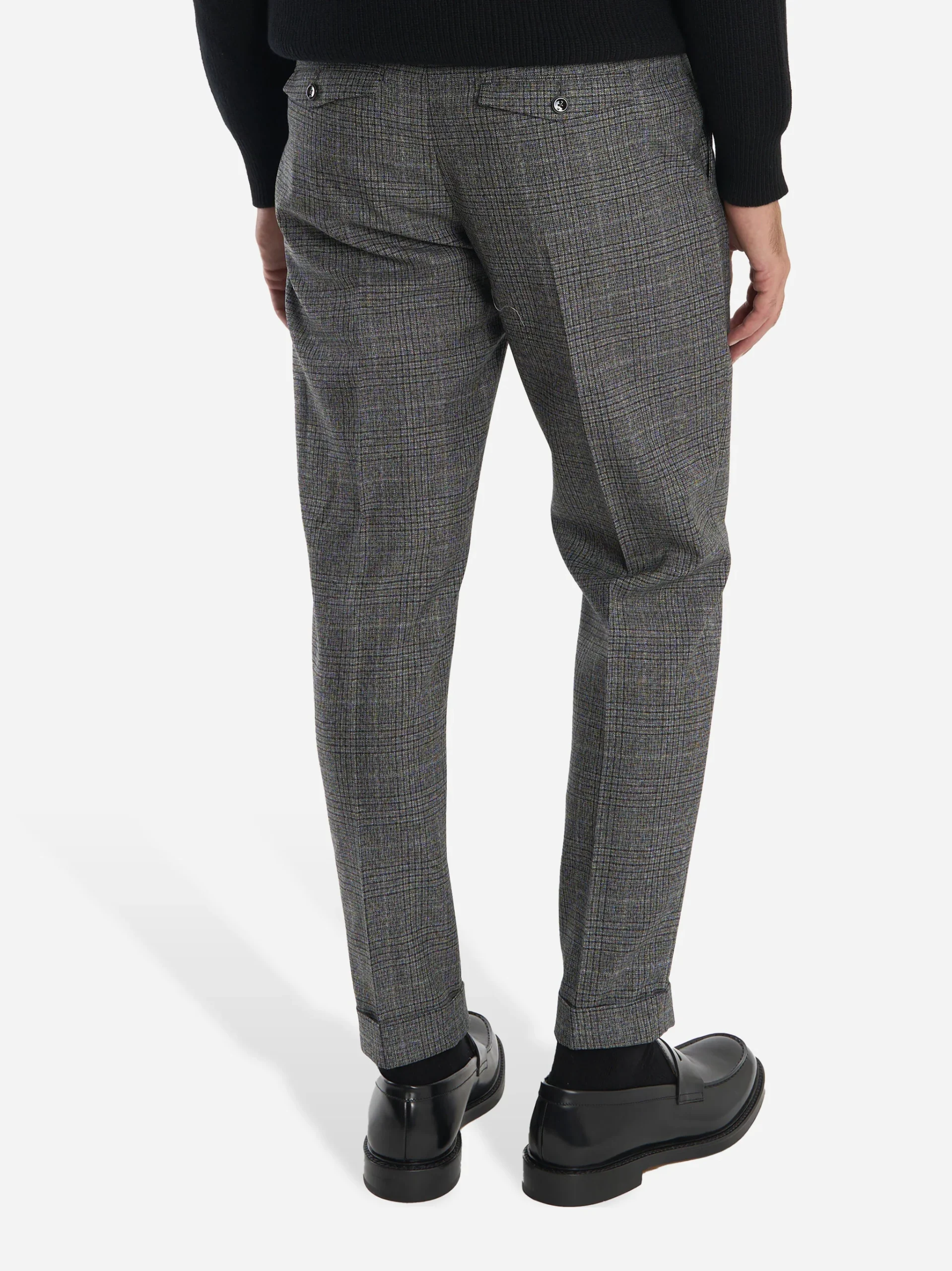 Pantalone Rebel carrot fit con motivo check Grigio - immagine 5