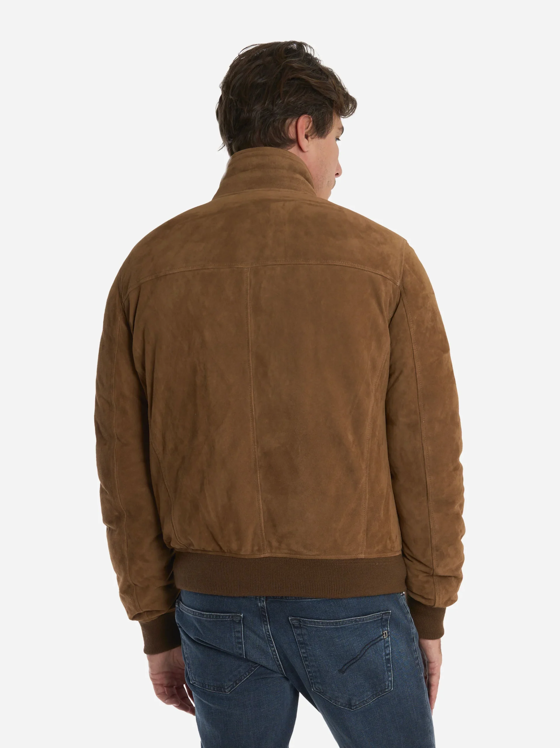 Bomber nuvola in suede con interno in piuma Beige - immagine 5