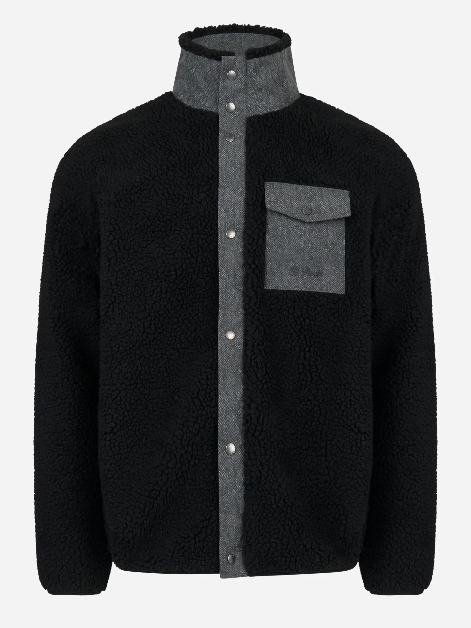 Giacca in pile sherpa Keystone nera - immagine 2