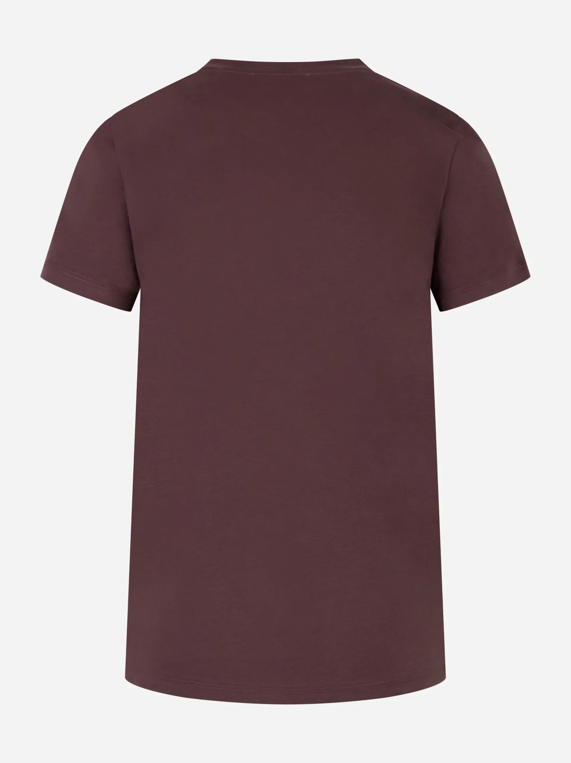T-shirt in jersey di cotone Bordeaux - immagine 6
