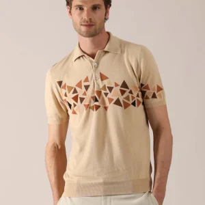 Polo stampa triangoli