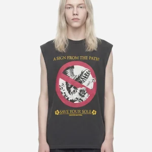 T-shirt Save Your Sole grigia