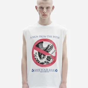 T-shirt Save Your Sole bianca