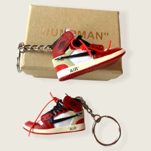 Portachiavi Mini Sneakers - Jordan 1 retro high Off-White Chicago