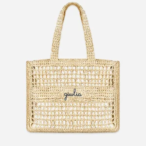 Borsa a Spalla in Rafia - Naturale