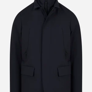 Giacca Showa in nylon con interno in primeloft Blu