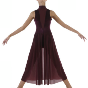 Body in velluto con gonna mod. Arya