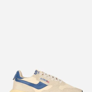 Sneakers Reelwind Low in nylon suede e pelle Beige