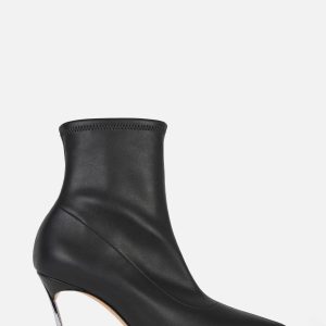 Blade Ankle Boots in nappa stretch Nero