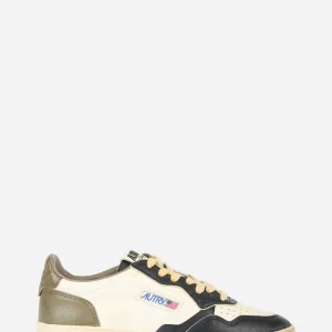 SNEAKERS MEDALIST LOW SUPER VINTAGE COLORE BIANCO COVERT GREEN E NERO