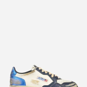 SNEAKERS MEDALIST LOW SUPER VINTAGE COLORE BIANCO e blu