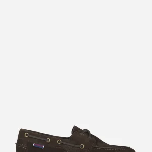 Scarpa da barca Owen in suede marrone