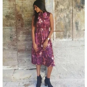 Abito ciclamino acquarelle