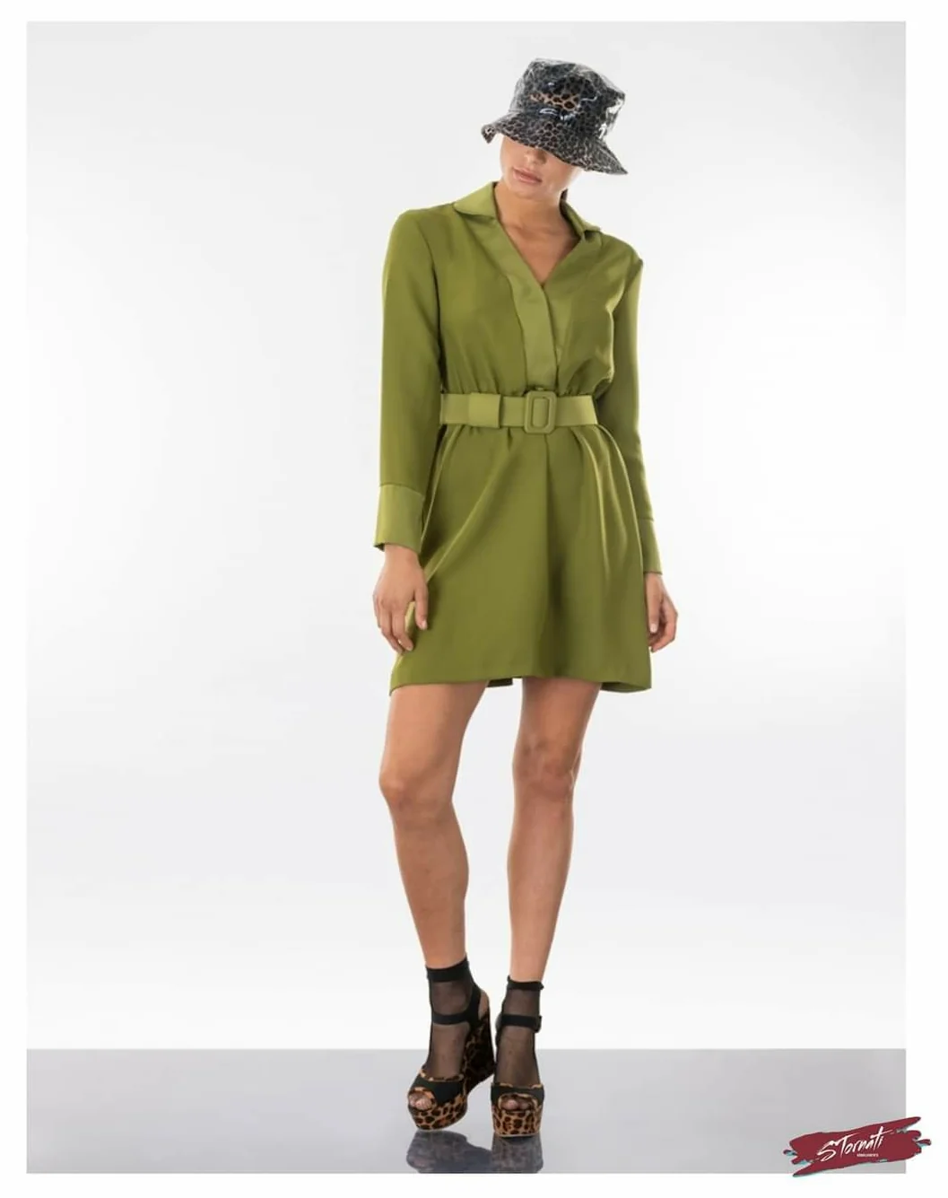 Abito cintura olio - immagine 2