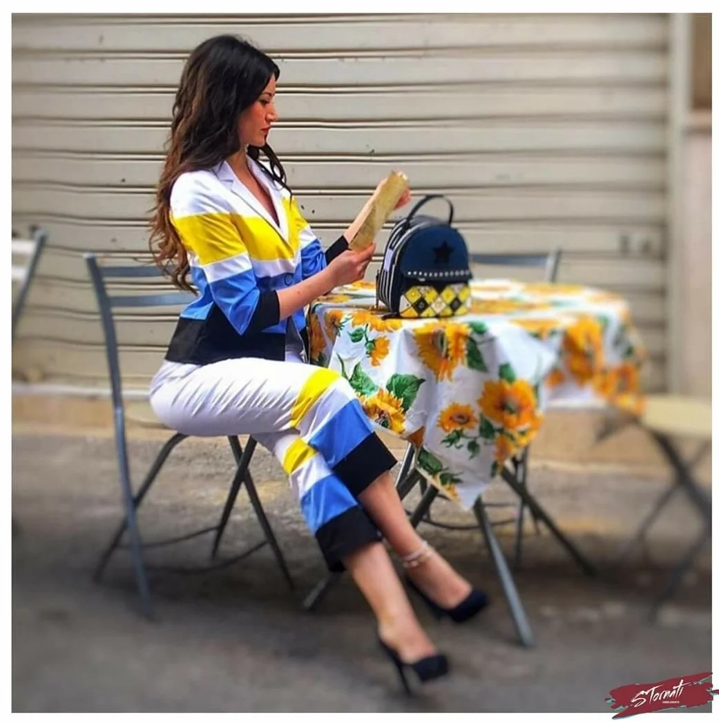 Giacca colorblock - immagine 8