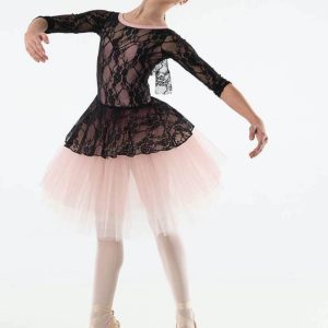 Tutù a scendere con pizzo
