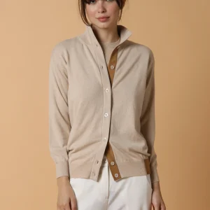 Cardigan bottoni in Baby cashmere