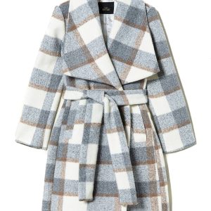 Cappotto 'Beryl' con disegno check