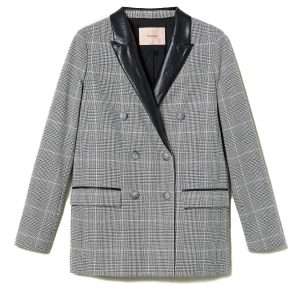Giacca in misto lana Principe di Galles